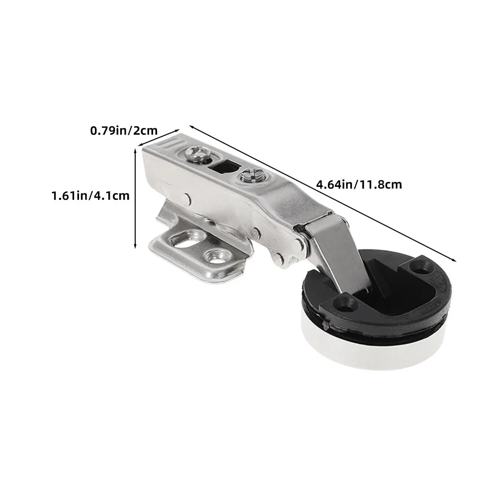 Heavy Duty Soft Close Concealed Cabinet Hinges for Kitchen & Display Cabinets – 3pcs Hydraulic Damping