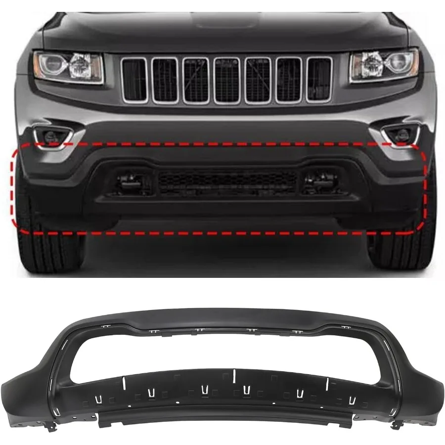 

Крышка переднего нижнего бампера для Jeep Grand Cherokee 20142016, предназначенная для улучшенной защиты автомобиля и стильного внешнего вида Compa