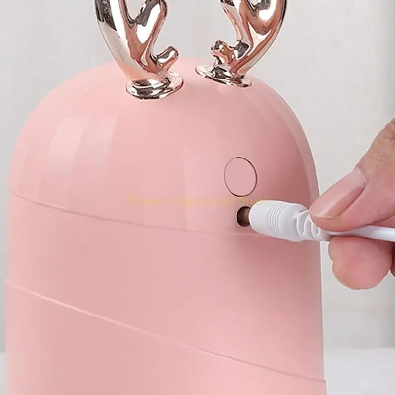 D0AB Портативный мини -увлажнитель 220 мл маленький прохладный увлажнитель тумана для путешествий в спальне