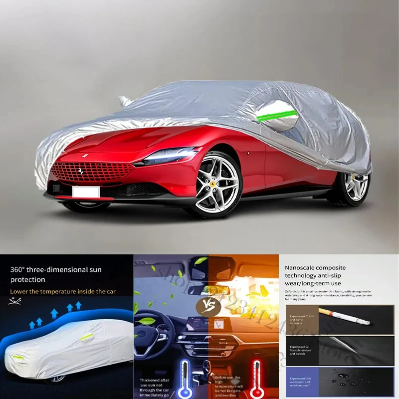 

For Ferrari-ROMA-210T Auto Anti snow Anti dust Anti-uv Anti peeling paint And Anti Rainwater 210t Car cover protection