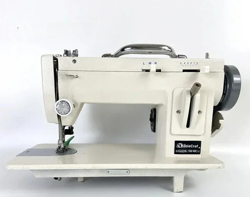 Electric Heavy-Duty Thick Material Sewing Machine with Walking Foot 7'/ 9' Arm Zigzag Stitch for Leather And Other Fabrics
