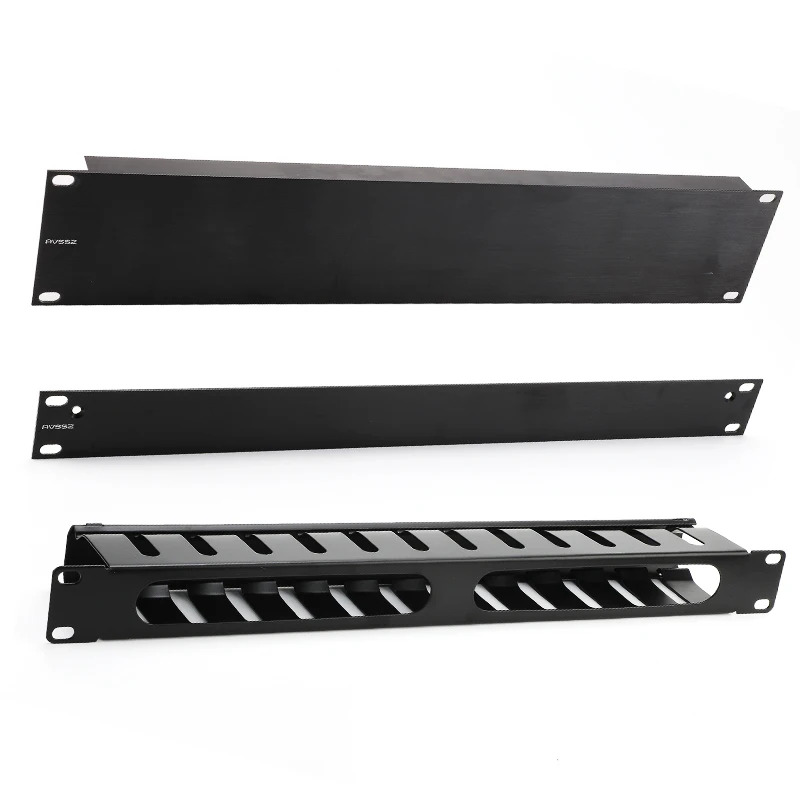 19in 8/12-24 Channels 86 Panel Patch Panel 1U 2U Blank Cabinet Blind Plate Fits D Type XLR RJ45 Network Speaker Socket Connector