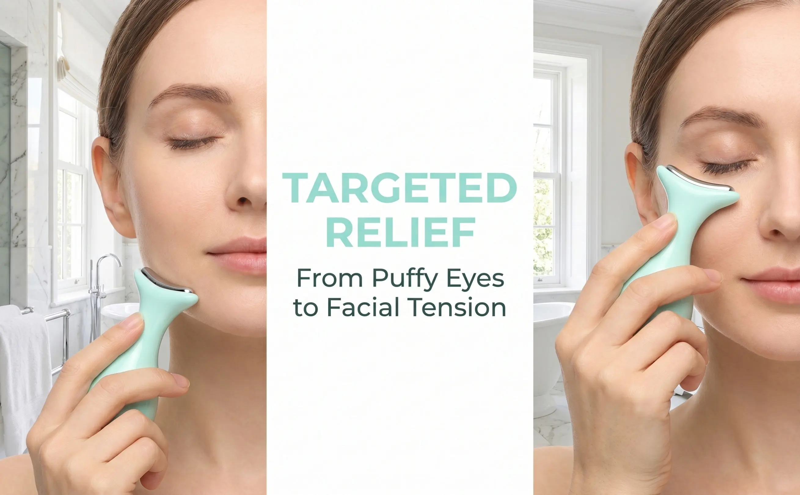 Face Ice Globe Roller for Women Smooth Skin Safe Facial Massage Tool Compact Travel Friendly Eye Fatigue Relief Ice Facial