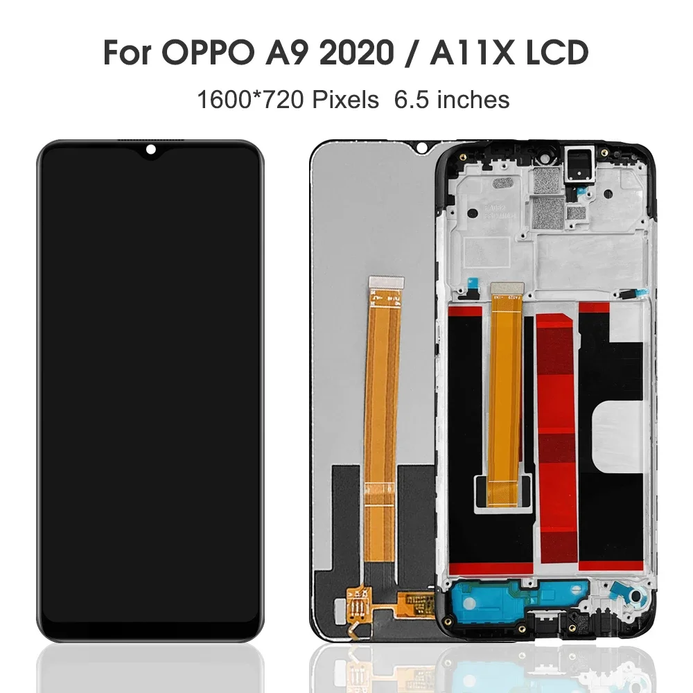 A9 2020 LCD 6.5'' Screen For OPPO Oppo A11x CPH1937 LCD Display Touch Screen For A9 2020 Digitizer Replacement Parts