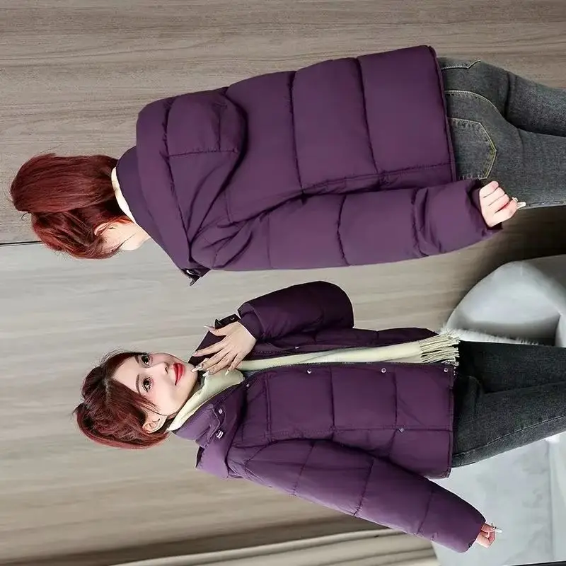 

Зимняя куртка-парка, женская новая модная пуховая хлопковая куртка для отдыха, женская универсальная элегантная верхняя одежда с хлопковой подкладкой, женские топы