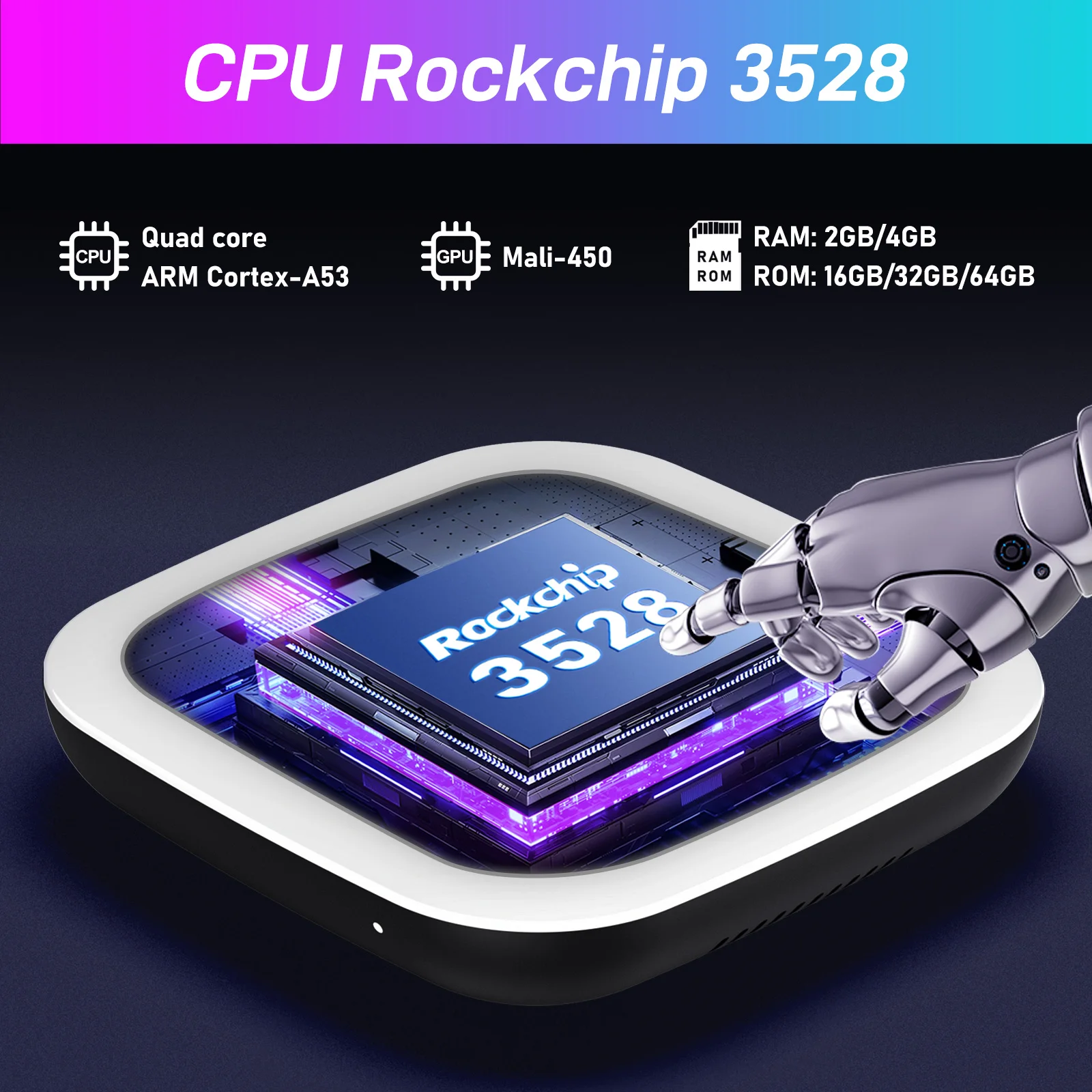 RK3528 Quad-Core CPU 8K UHD H96 Max M2 Android 13.0 Smart TV Box BT5.0 WIFI6 1000M/Lan Smart Set Top Box Google Voice Assistant