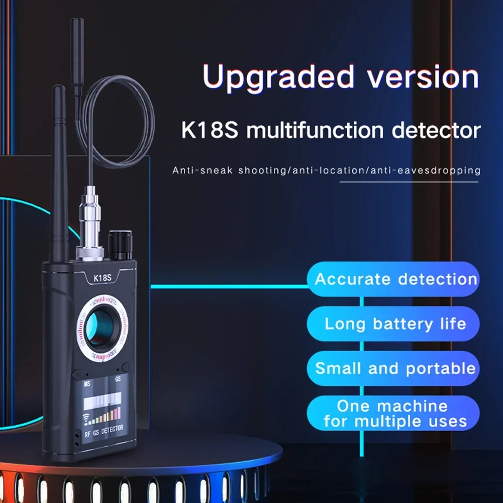 Камера заднего вида K18S, Многофункциональный беспроводной GSM детектор ошибок, GPS-сканер сигнала, анти-детектор