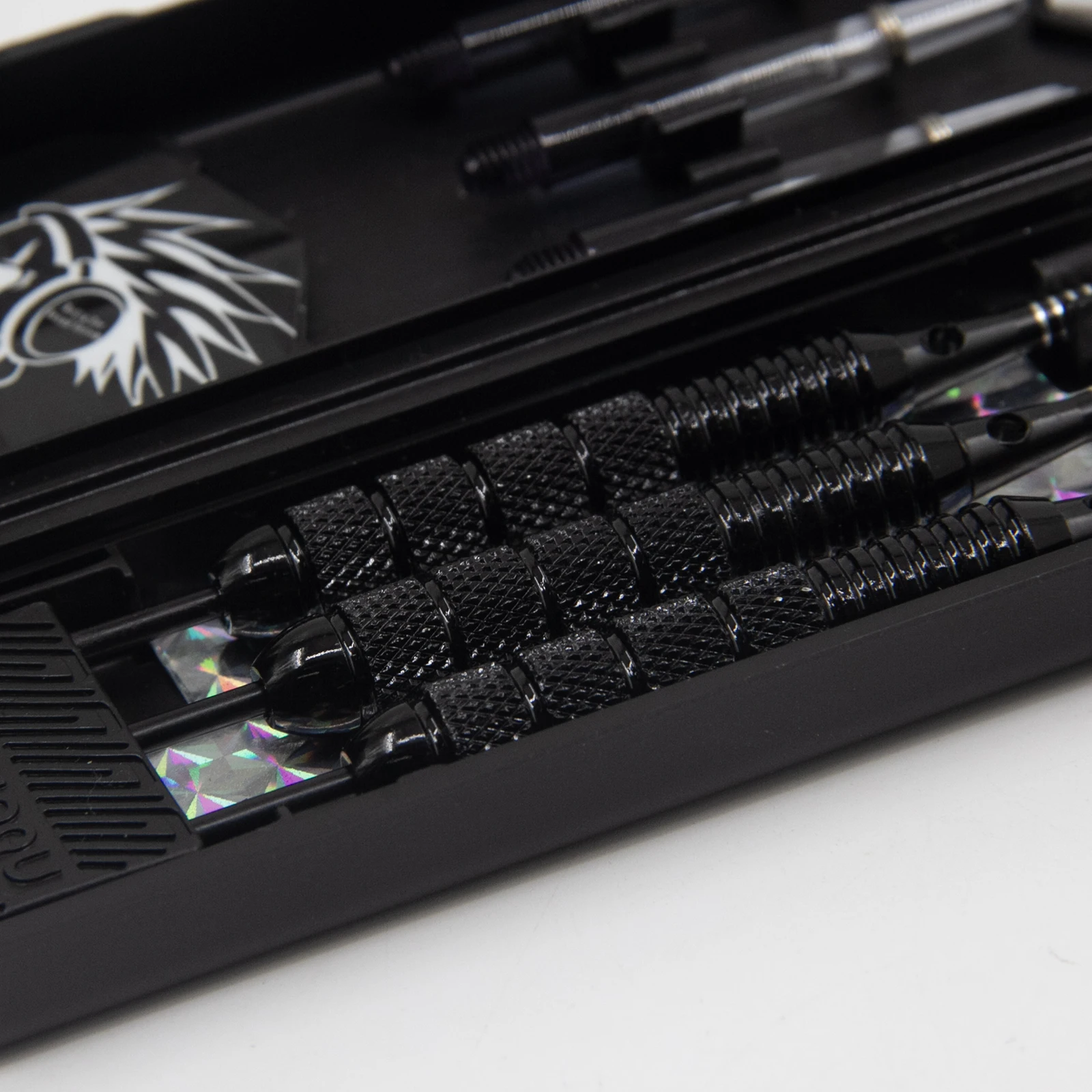 Huanqu 24g Professional Hard Dart Set, Black Non-Slip Dart Shafts, 2Ba Universal Darts, with Spare Dart Shafts and Pet Dart Wing Storage Box, Suitable for Dart Training, Competitive Games, Home Entertainment, and Bar Games – Detail 8