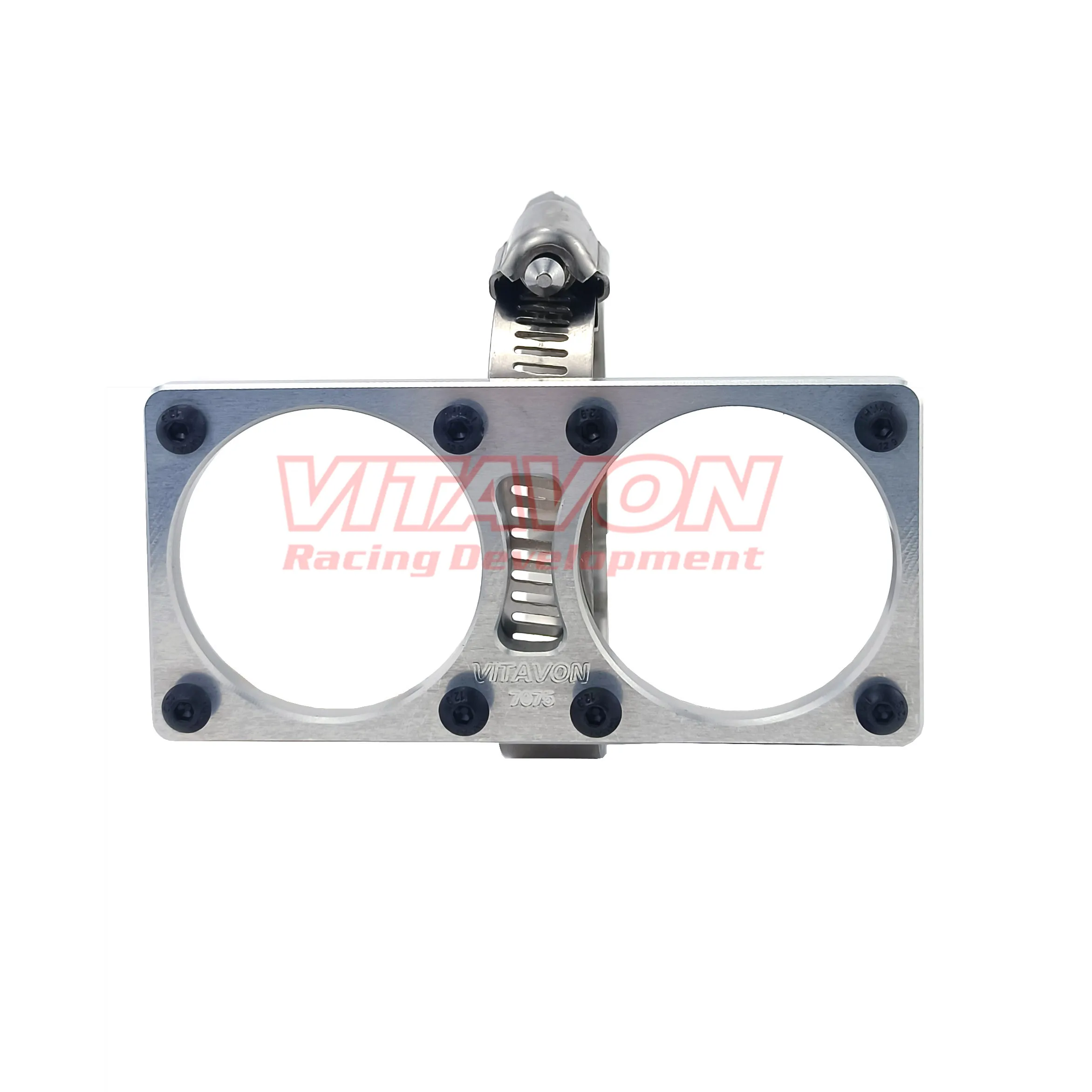 VITAVON CNC Alu7075 Dual 40mm Fan Holder & Belt Lock Dia 56-70mm