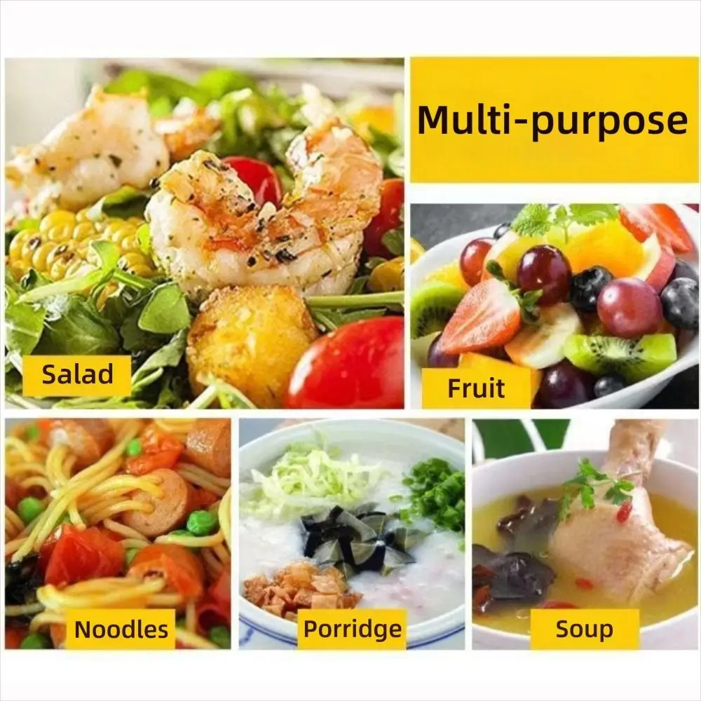 New Round Stainless Steel Bowls Thicken Multiple Sizes Soup Bowl Baking Kneading Bowl Prep Bowls