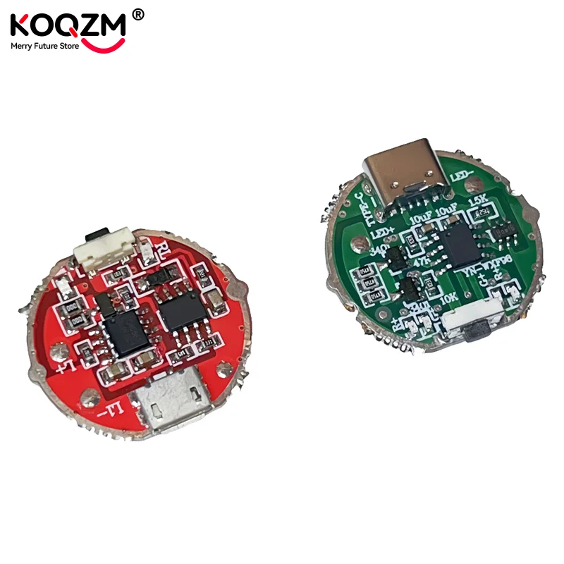 26mm 3.7V Bezstopniowa płytka sterownika przyciemniania dla XHP50 ForT6 L2 XPL Typ C USB Ładowalna latarka Ładowanie Płyta sterownika