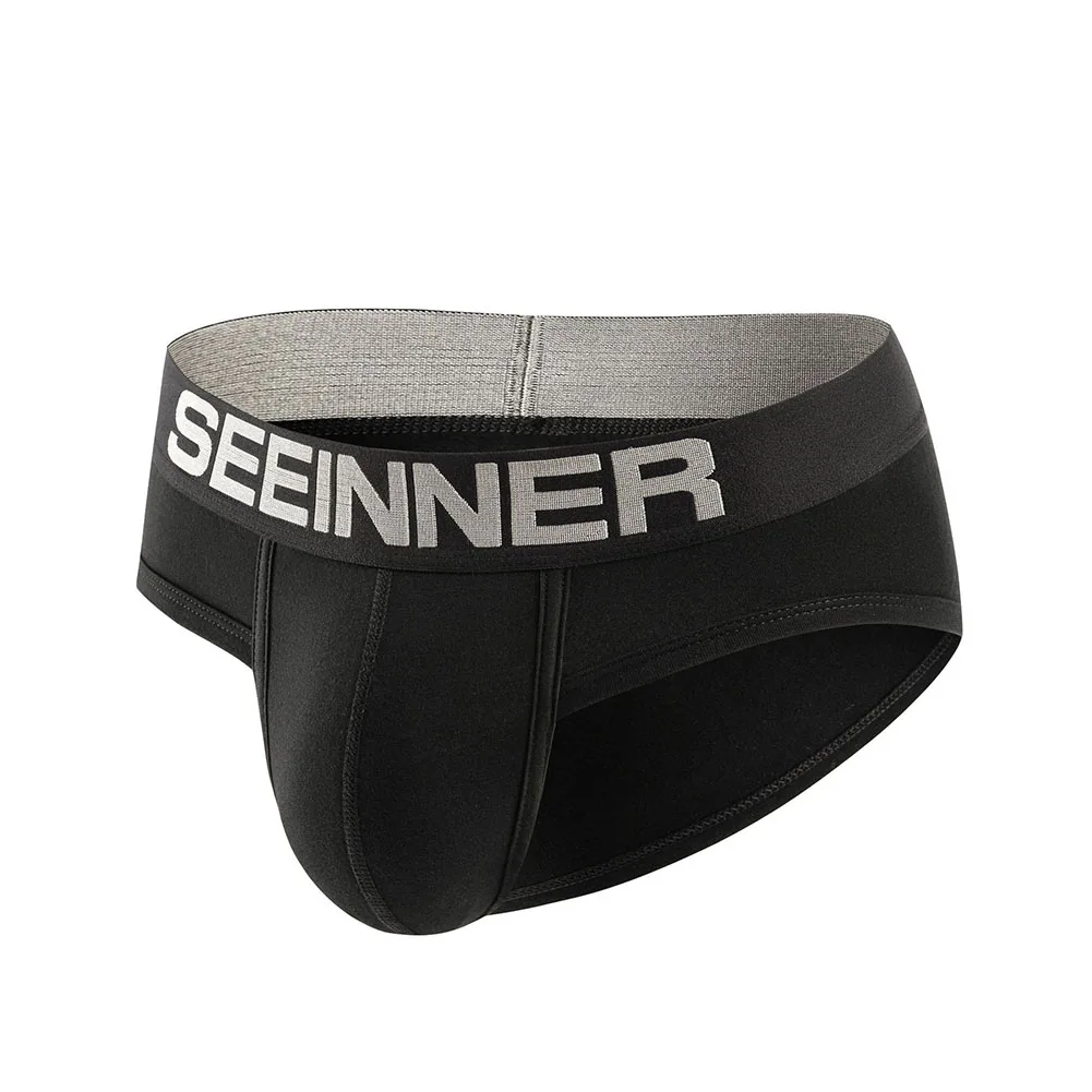 الرجال الراحة تنفس مثير ملخصات Underwea اليومية منخفضة الخصر الحقيبة سراويل