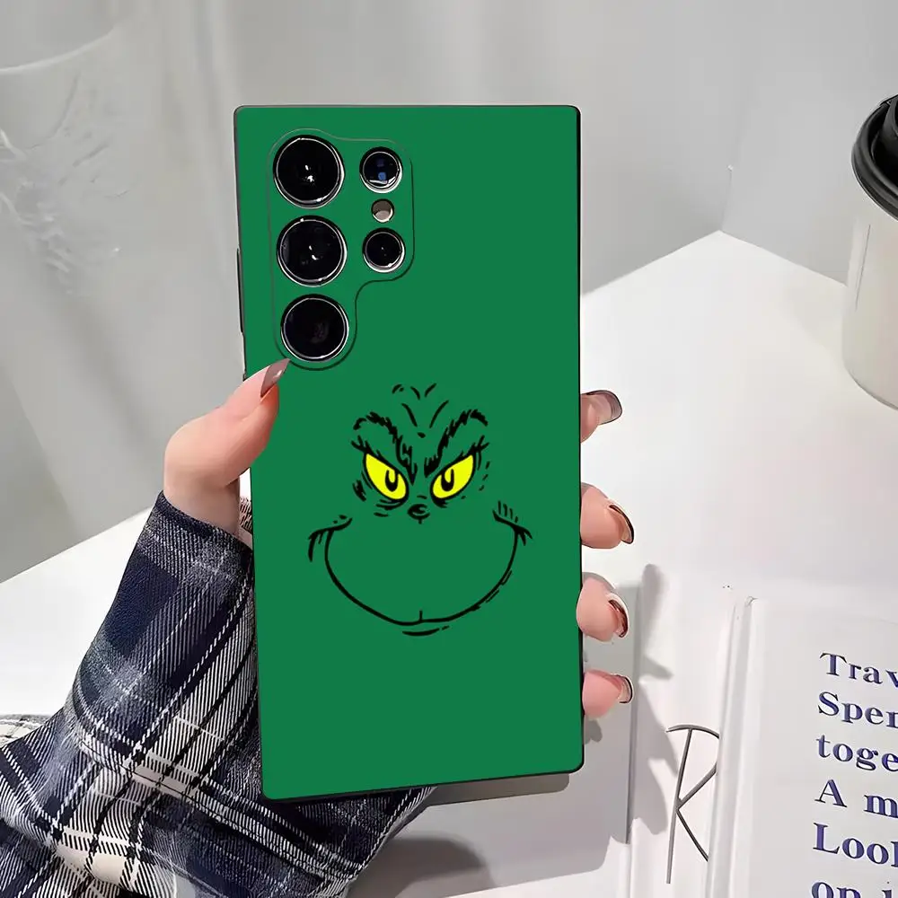 Hot Merry Christmas The G-G-Grinch Phone Case For Samsung S26 S25 Edge S24 S23 S22 Ultra Plus Fe A57 A37 A17 A27 5G Silicon Cove