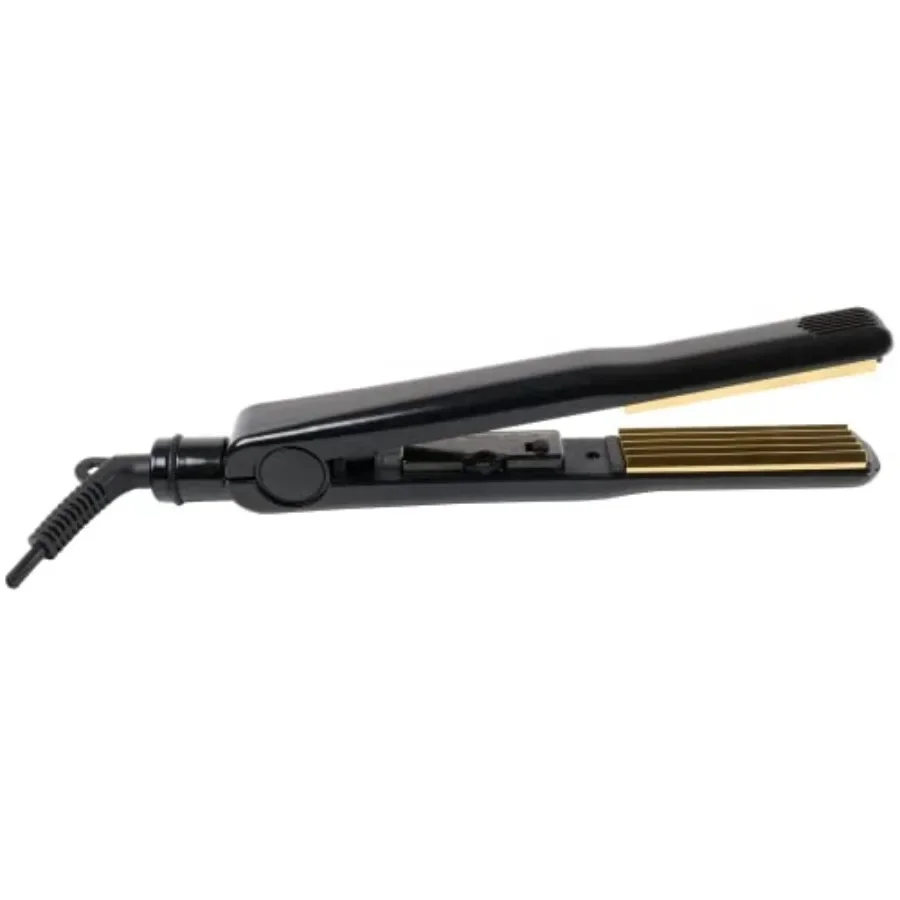

Titanium Texturing Crimper - Hair Crimper Iron for 90's Inspired Volume and Shine - Crimping Tool with Adjustable Heat up to 45