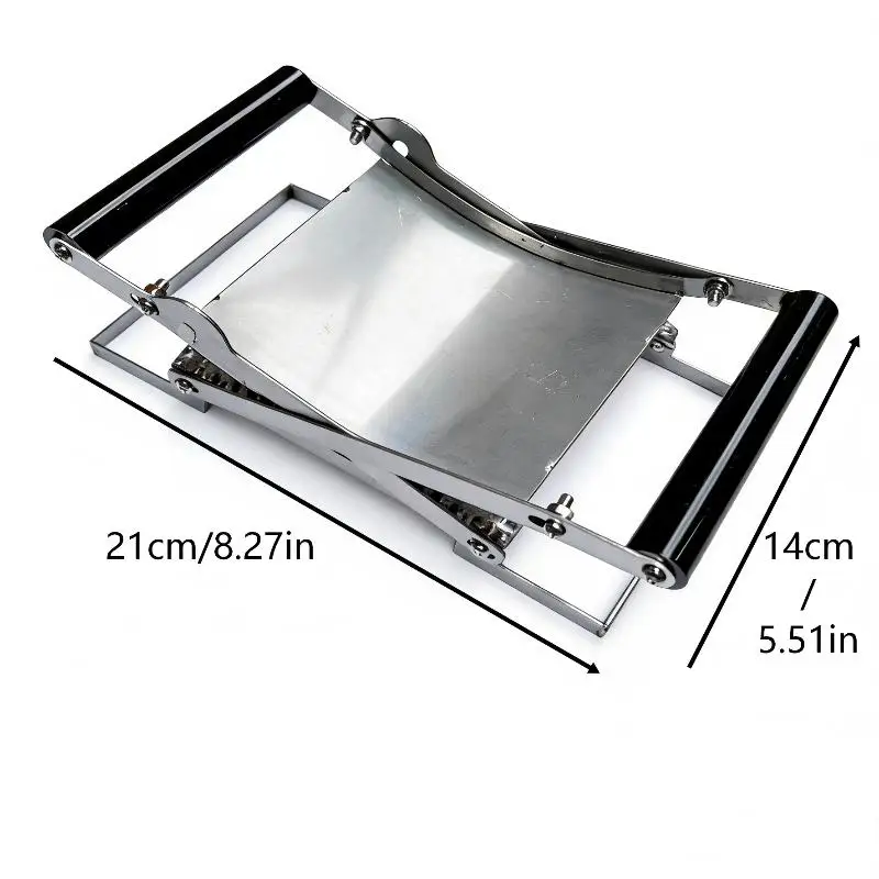 【HM】Manual Meat Tenderizer Portable Fast Cutlet Maker Stainless Steel Steak Tenderizer Kitchen Tools BBQ Beef Patty Maker
