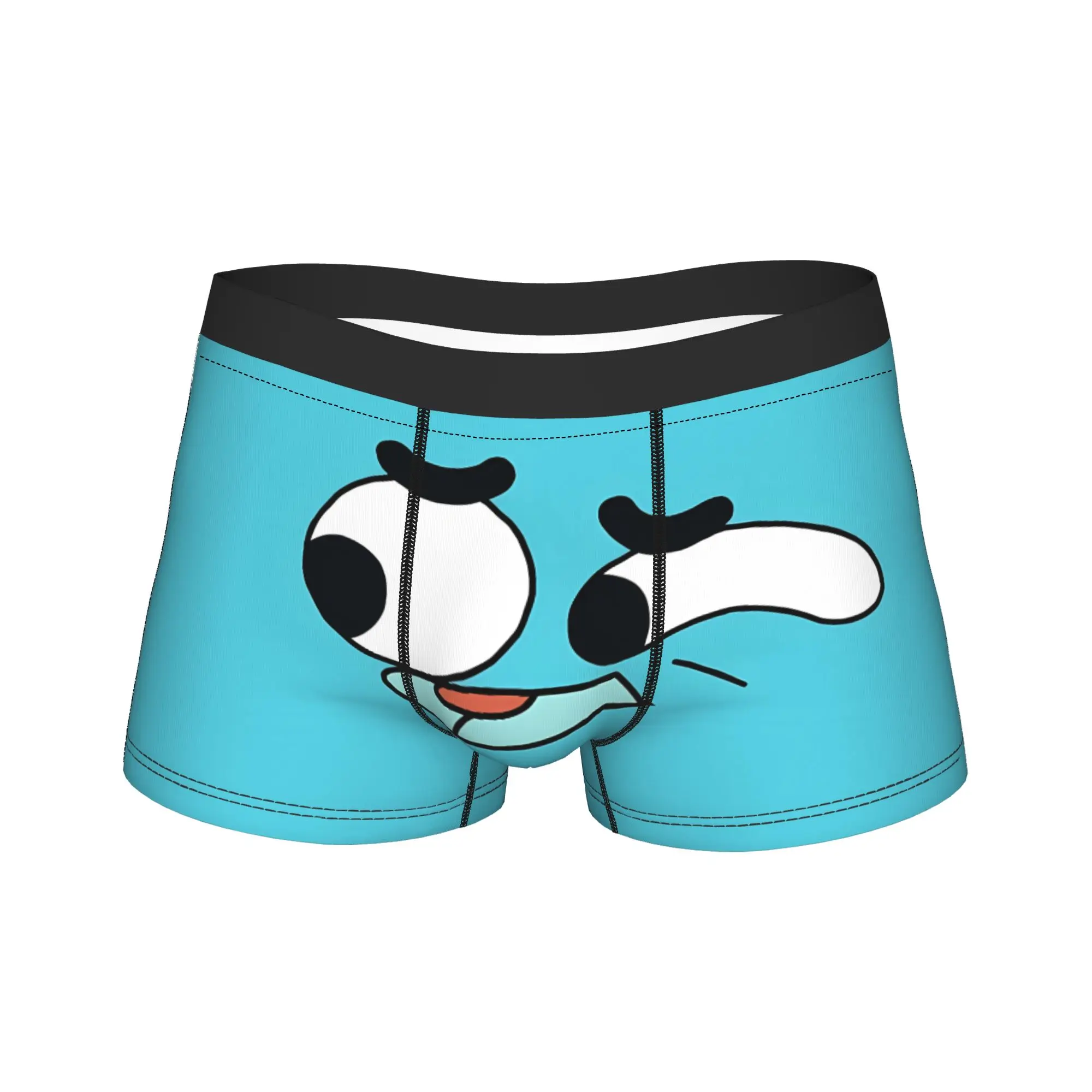 Gumball Gum Ball Watterson Amazing Cartoon Boxershorts 3D Pouch Underwear Hot Sale Pattern Boxer Brief Male Underpants Plus Size