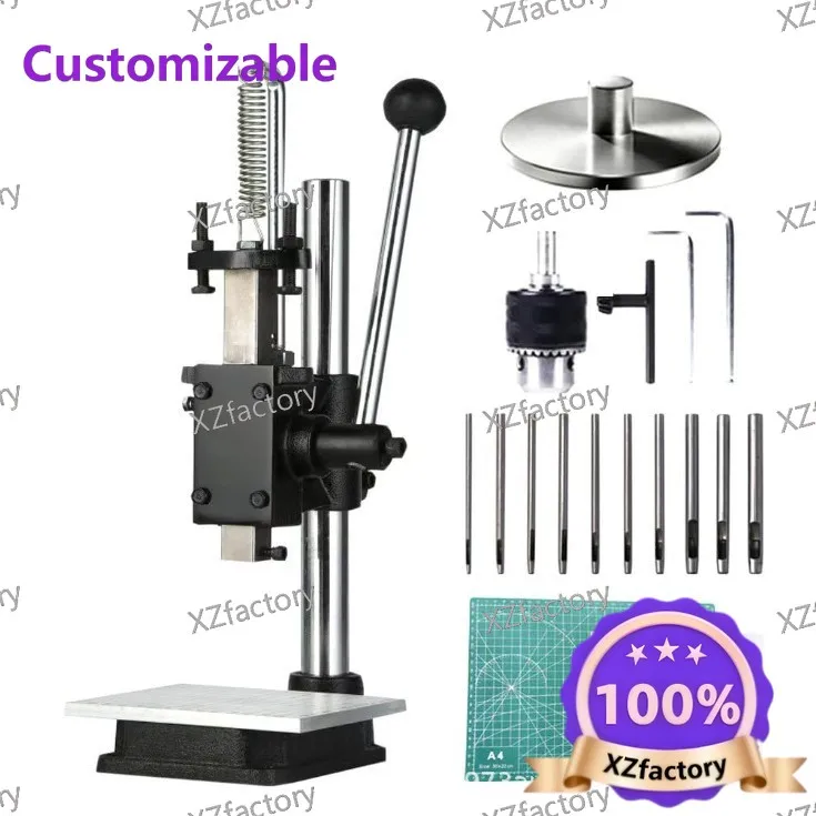 New Mini Manual Press Punching Machine Die-Cutting Machine Silent Punching and Leather Craft Hole Punch Tool