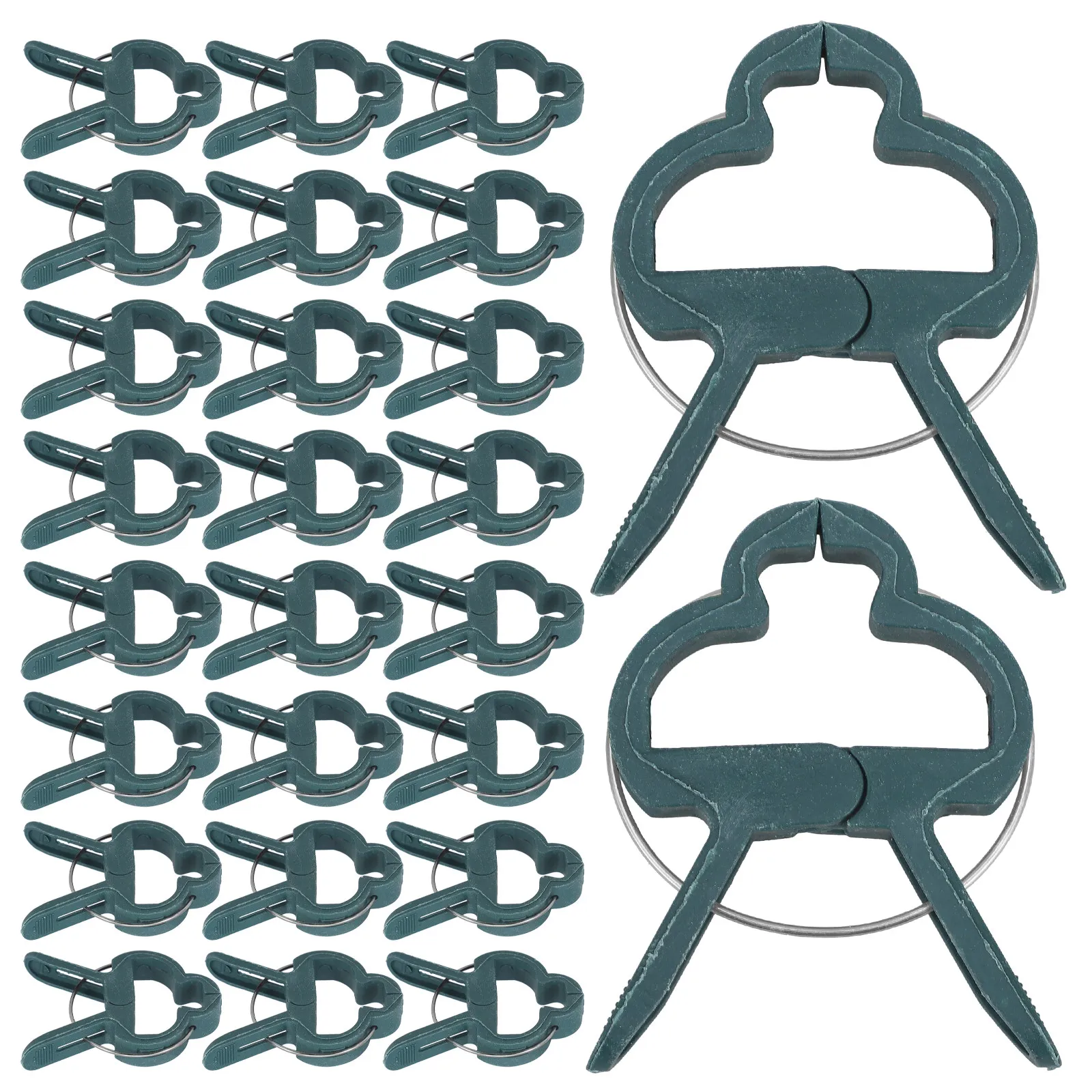 

Plant Tomato Clip Flower Clips Orchid Vine Clamp for Supporting Stems Green Gardening