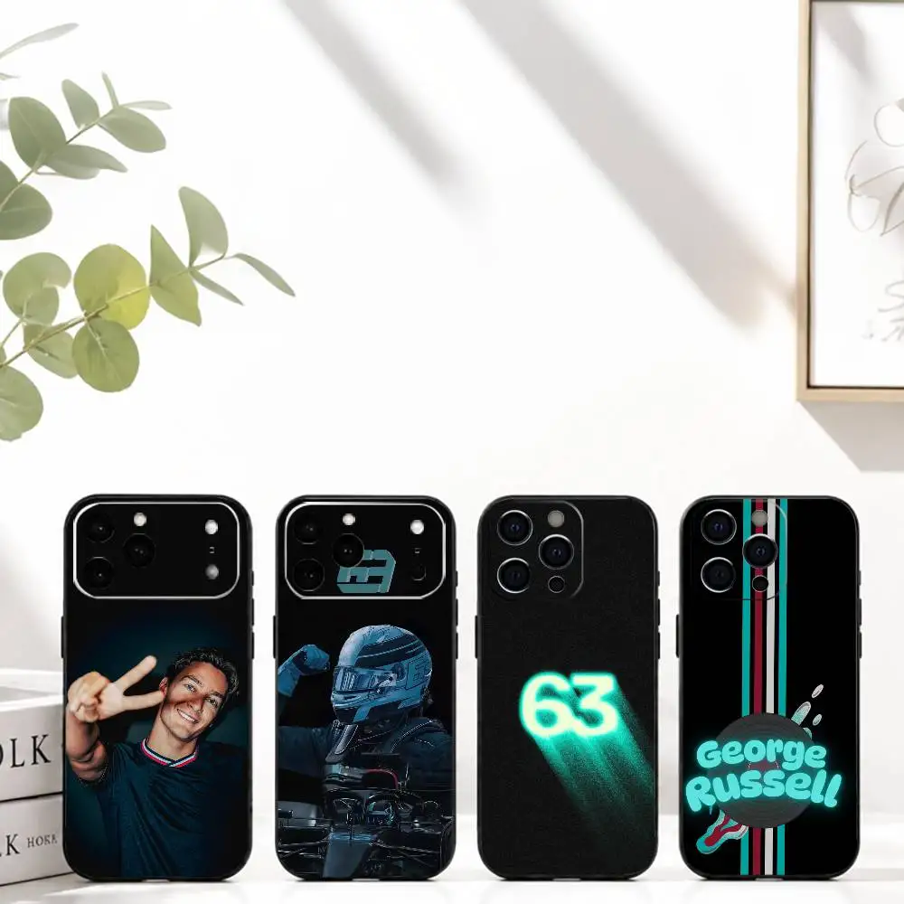 

R-Racer G-George R-Russell Phone Case Silicone Soft For IPhone 17 16 15 14 13 12 11 X XR Plus Pro Max Plus