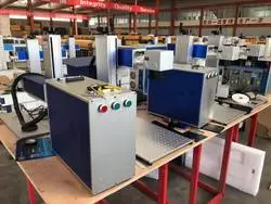 Widely used laser printing machine on metal portable fiber laser marking machine Raycus laser device