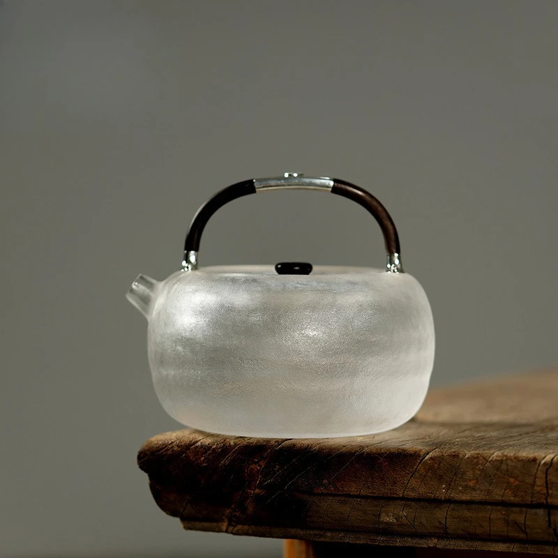 Teapot wrapped wood lifting beam kettle rock