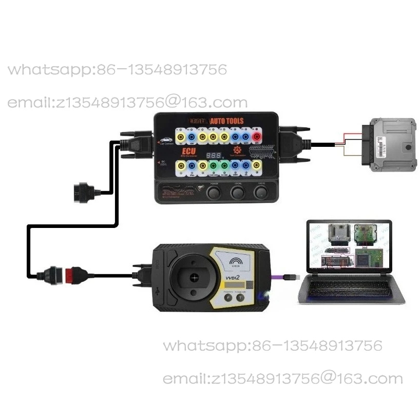 GT100 OBD II Break Out Box ECU Universal Connection Protocol Communication Detector