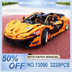 MOULD KING 13090 MOC APP Technical Sports Racing Car Hypercar Model 1:8 Building Block Bricks Puzzle DIY Toy Christmas Gifts Kid