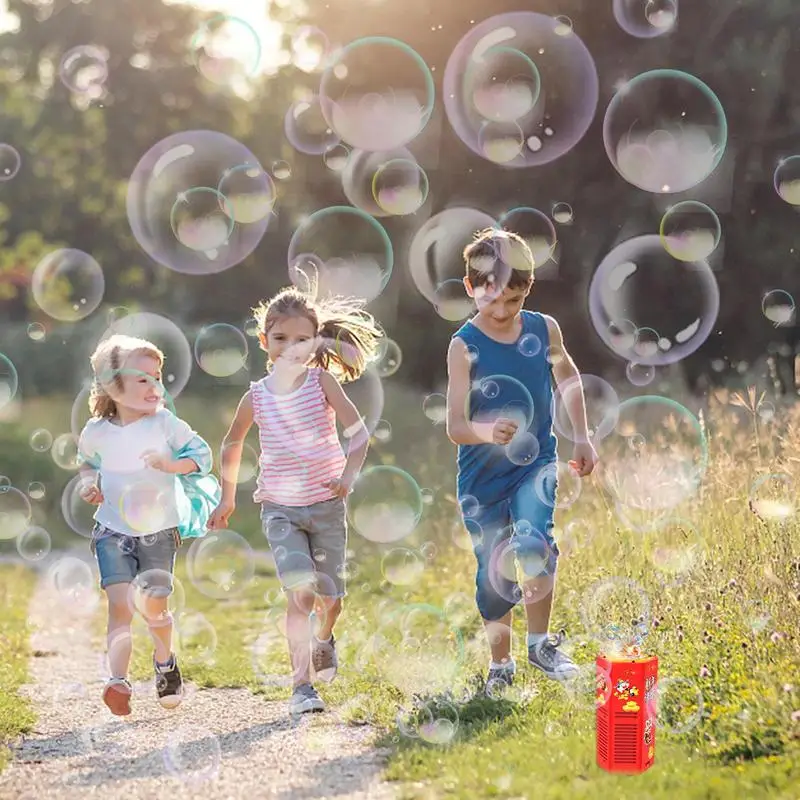 Máquina Bubble com Luzes e Sons para Crianças, Ventilador Automático, Favores de Festa, Brinquedo de Páscoa, Atividade Exterior, Páscoa