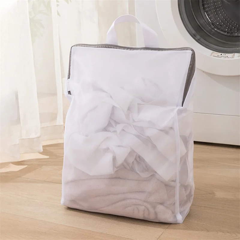 Upgraded Laundry Hand Bags Reusable Washing Machine Clothing Care Wash Bag Mesh Net Bra Socks Lingerie Underwear Laundry Storage