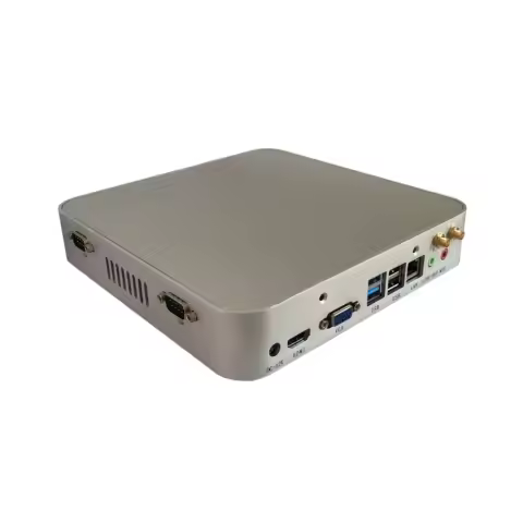 2025 ELSKY Mini PC With N100 CPU Quad Core 0.8G DDR4 Max 16G RAM SATA 3.0 4K 1/2*RJ45 LAN Realtek ALC897 Desktop Computer