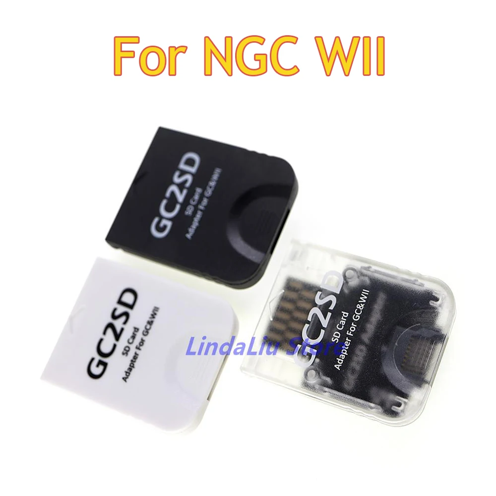 30pcs GC2SD GC To SD Card Adapter TF Card Adapter Memory SD Card Reader For NGC Game Console For Wii Game Console