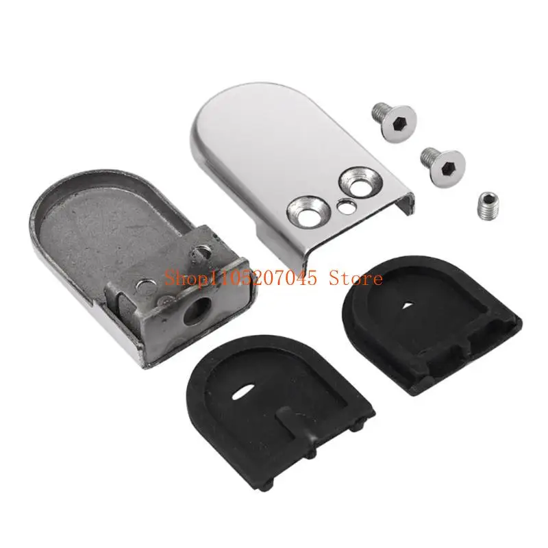 37cd Glass Fastener Holder Support Bracket Kit Stainless Steel Suitable for Various Glass Thicknesses, Home or Commercial Use