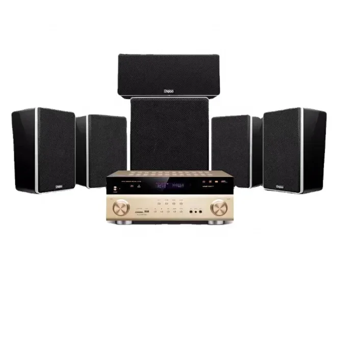 Factory Supply Sound Speakern Wooden 5.1 Home Theater Sound System And Woofers