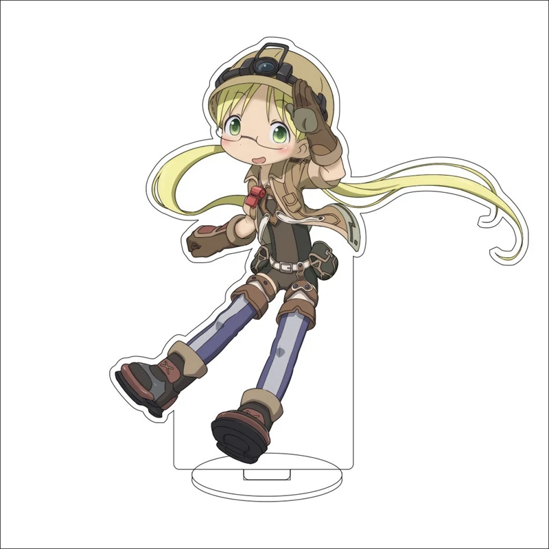 Hot Anime Game Made In Abyss Acrylic Stand Doll Anime Faputa Riko Nanachi Reg Figure Model Plate Toy for Gifts 15cm