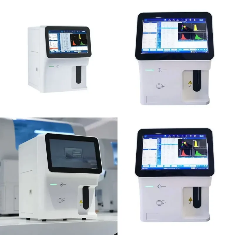 for BK-6310 Five-part Blood Analyzer 60 Tests/Hour 3D Display Automated Blood Cell Counter 2-channel Level II for Laboratory
