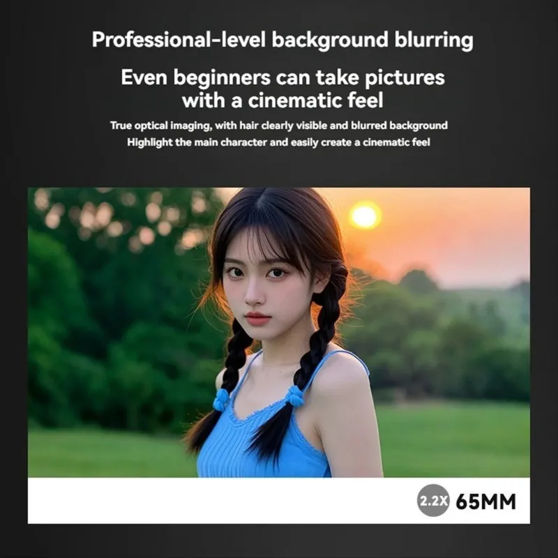 2025 + 65 مللي متر عدسة كاميرا الهاتف المقربة 2.2 عدسة تكبير مع غطاء العدسة ل 16 15 S25 S24 الترا قفص الهاتف #6