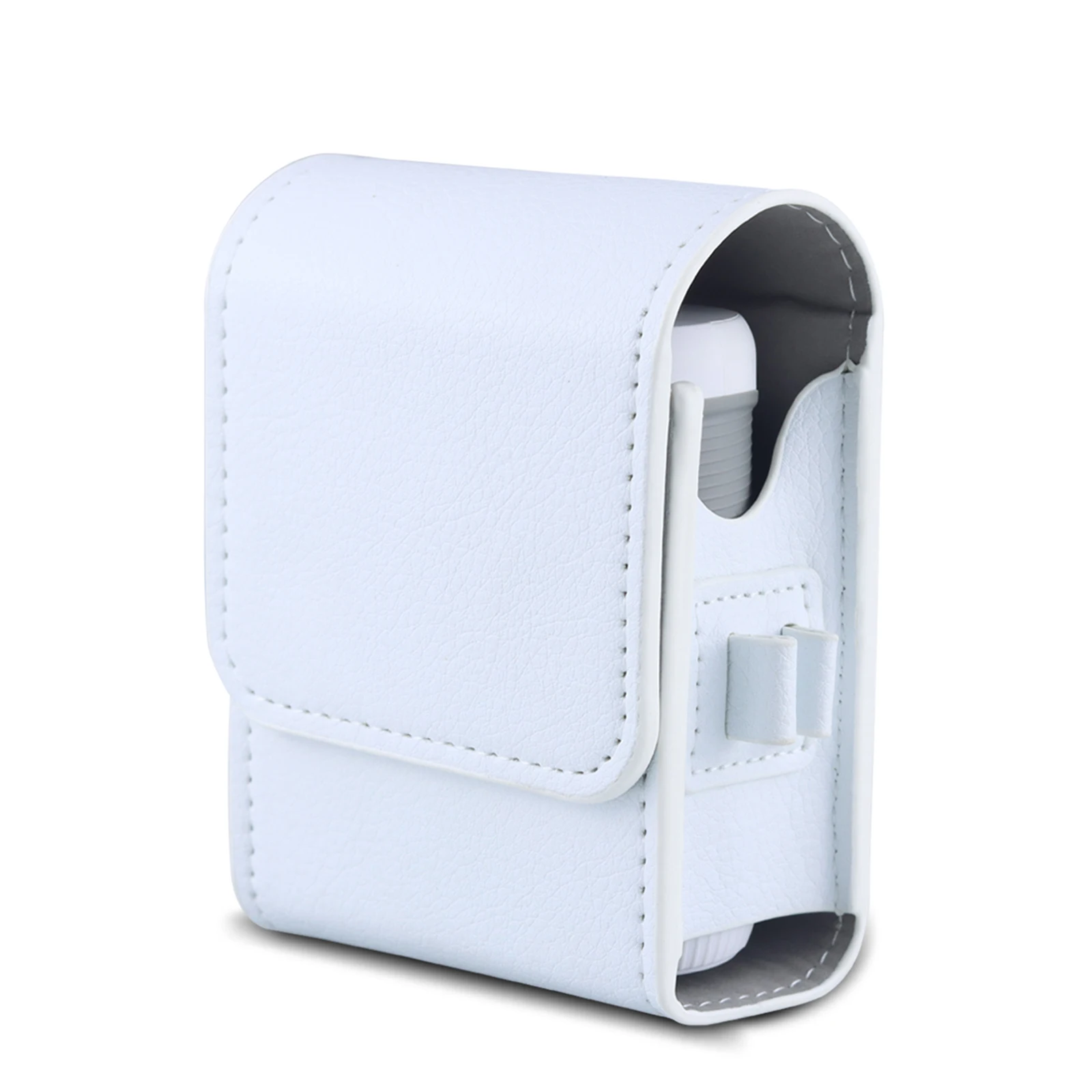 Golf Rangefinder Case PU Leather Golf Range Finder Carry Bag with Carabiner Distance Measuring Instrument Storage Bag