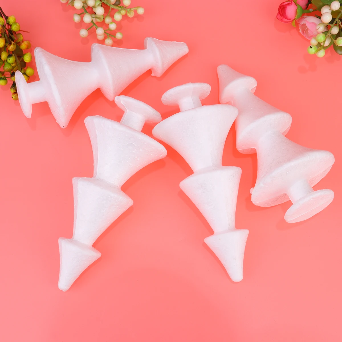 

28Cm Foam Christmas Tree White Diy Craft Kit For Kids Ornament Making Holiday Decor Christmas New Year Party Decoration Tree