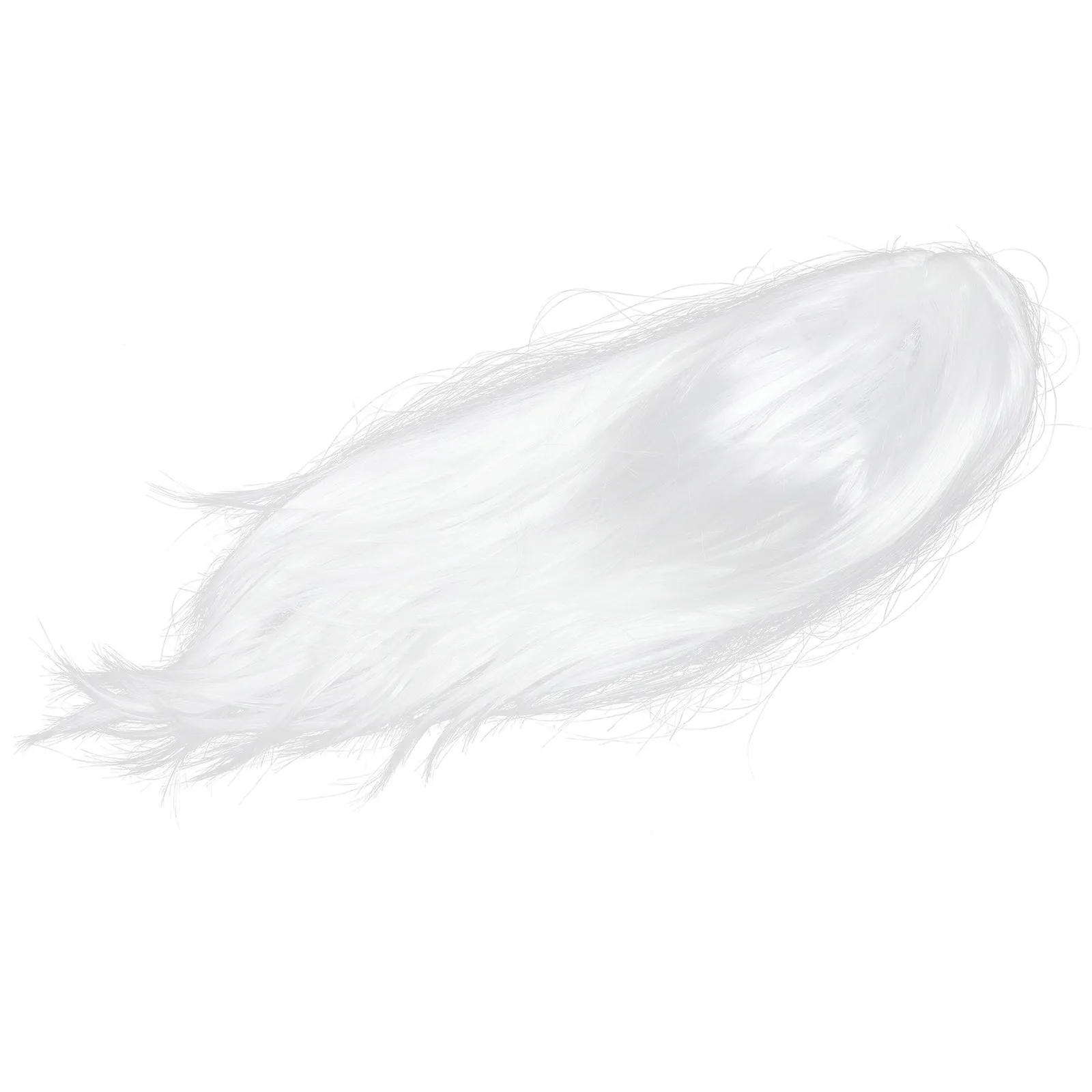 White Yama Ghost Spooky Long Synthetic Hair For Halloween Cosplay Party Masquerade Costume Accessory Women Men