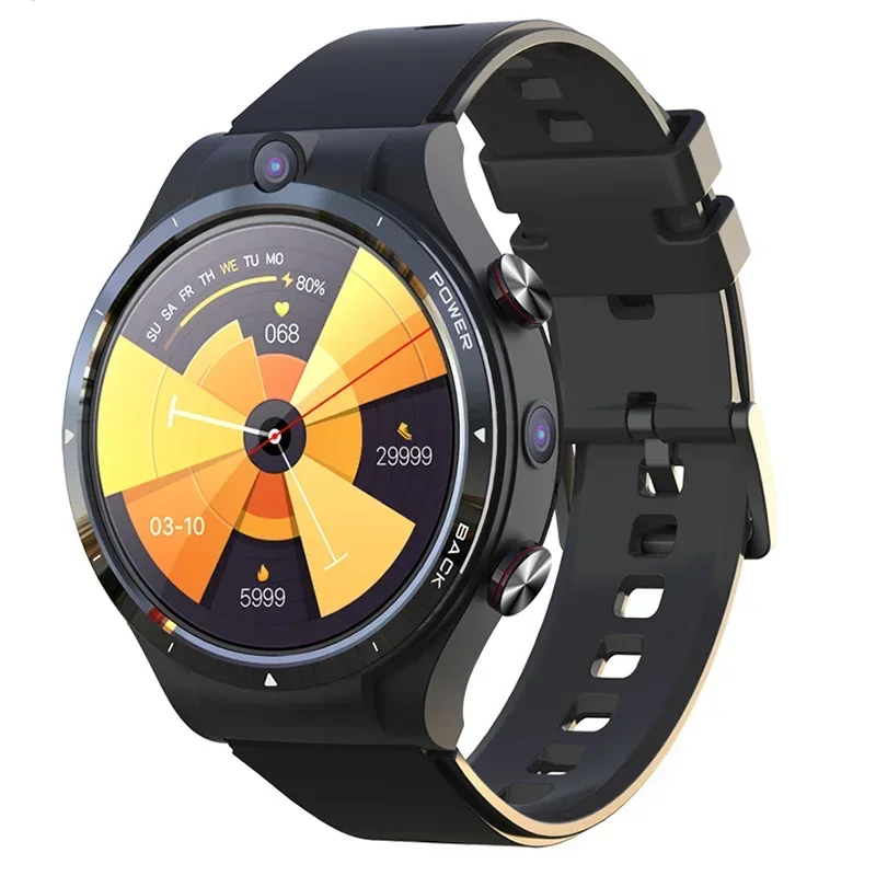 

2021 Latest New Arrivals Round Screen Smart Sports Watches Men 4G Long Battery Life GPS Wifi Smart Watch For Android And IOS