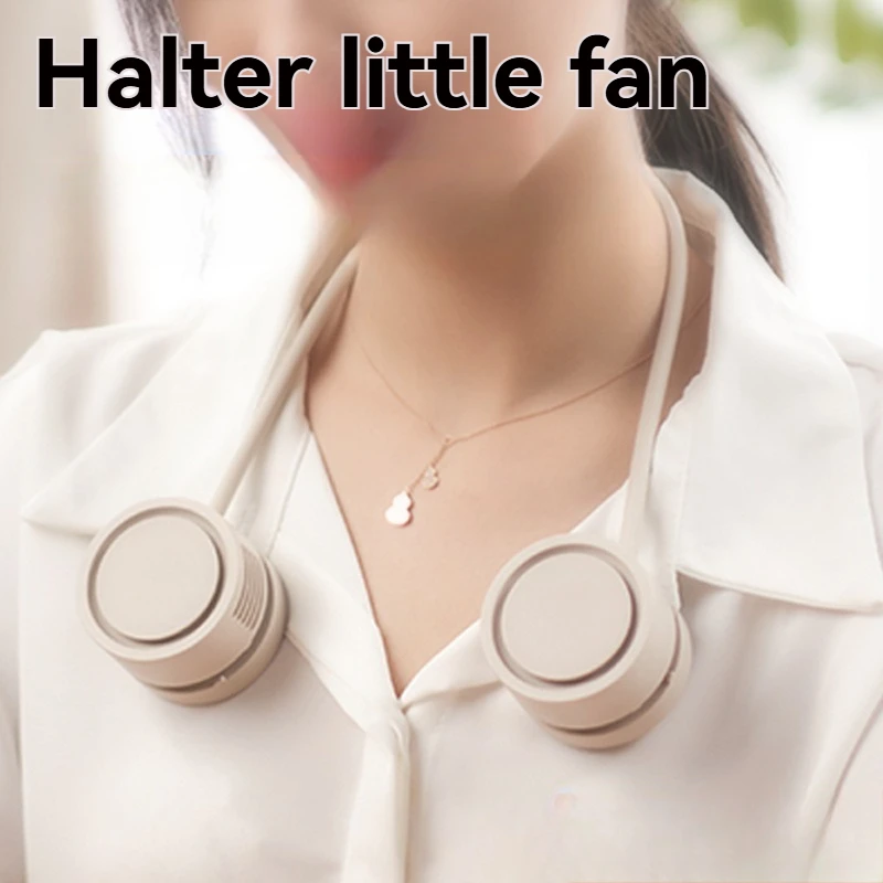 Новый подвесной вентилятор для хранения вещей, уличный безлистный вентилятор для ленивого человека, USB, большой ветер, портативный ароматизатор, подвесной вентилятор на шею