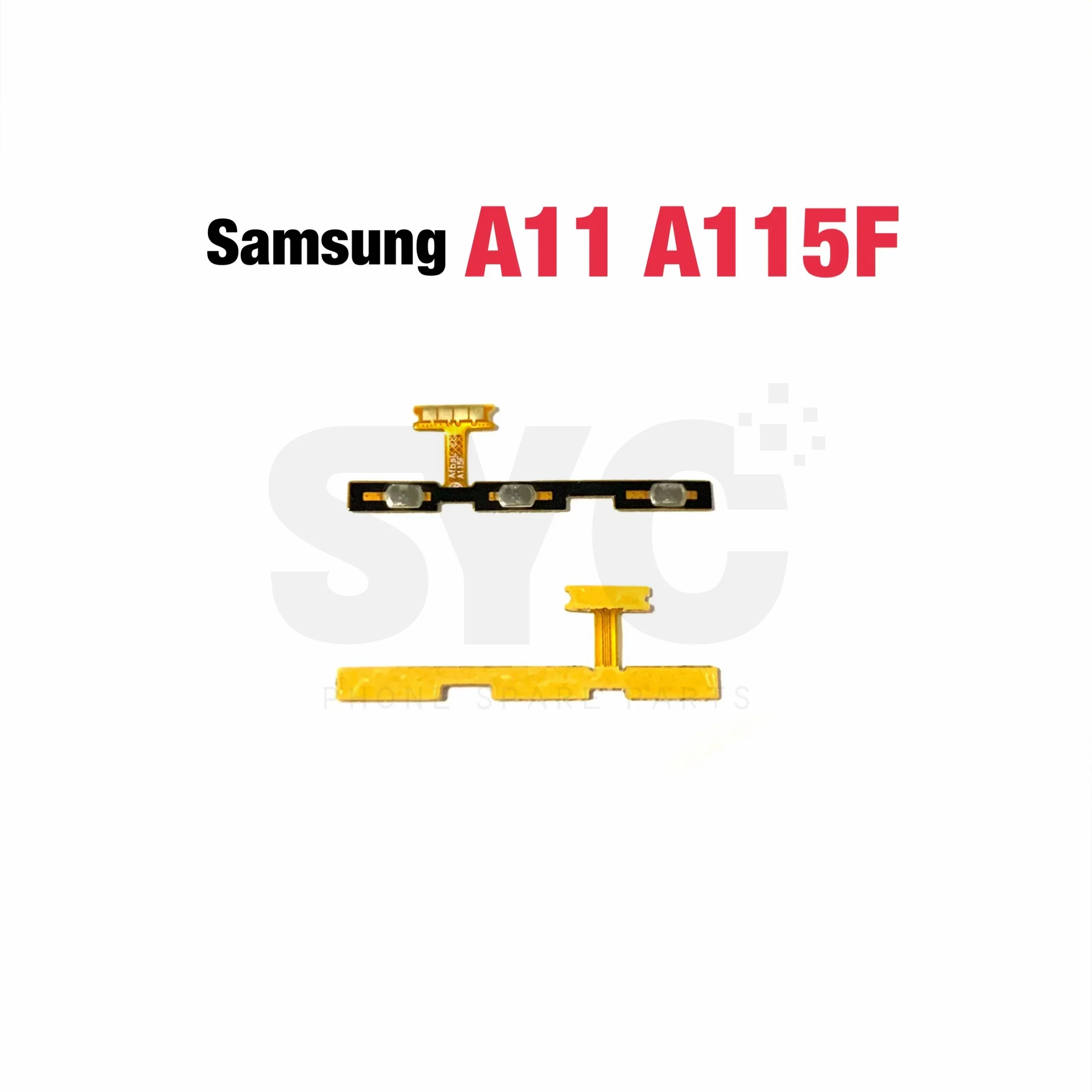 SYC Power ON OFF Mute Switch Control Key Volume Button Flex Cable For Samsung Galaxy A11 SM-A115