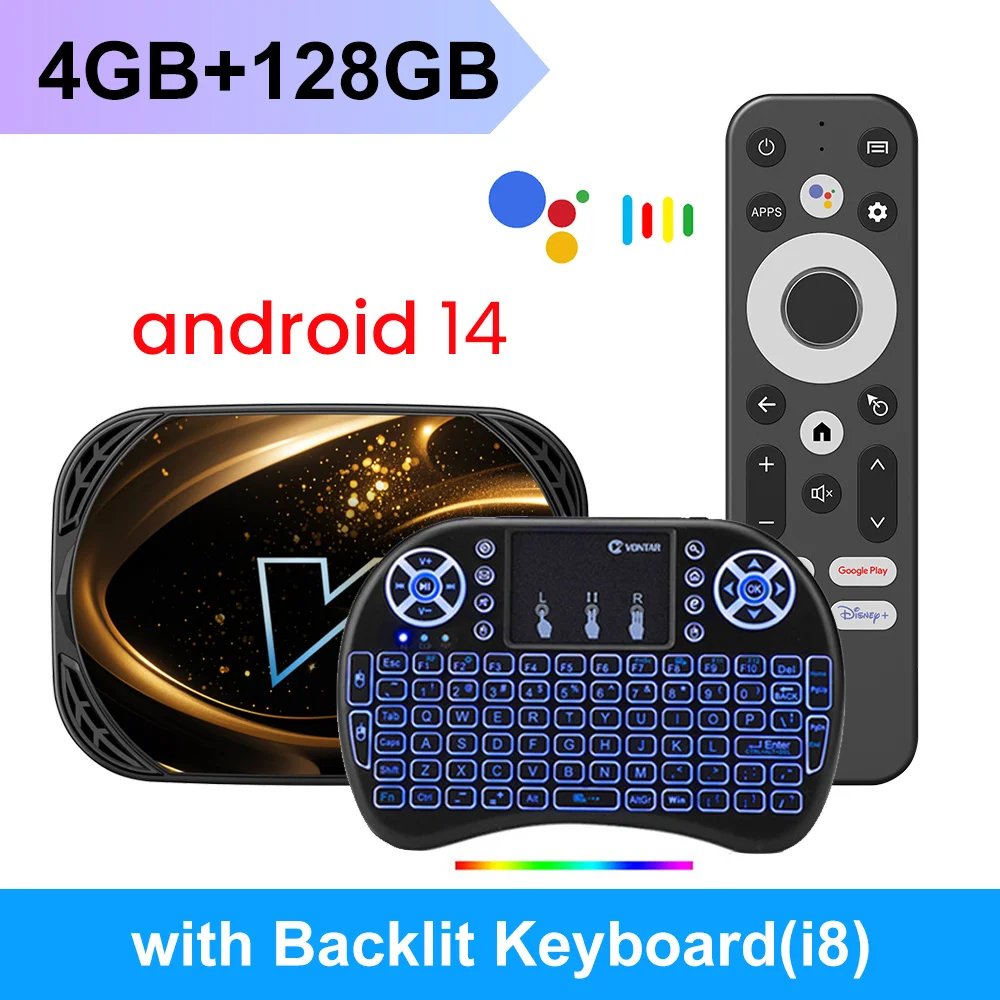 VONTAR X5 Android 14 TV Box Amlogic S905A (S905X5M) 4GB 128GB 32GB 64GB 1000M WiFi6 4K AV1 Google Play Media Player Set Top Box image 3