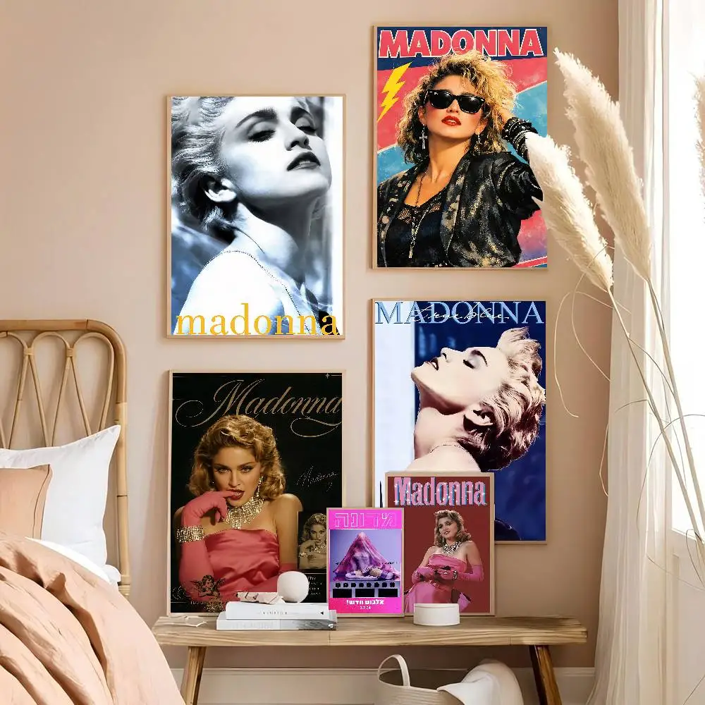 Singer M-MadonnA-A Confessions II Anime Posters Sticky HD Quality Wall Art Retro Posters for Home Kawaii Room Decor