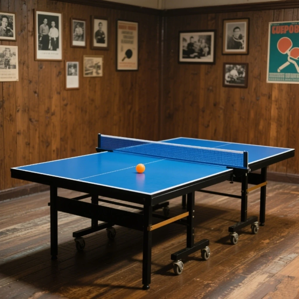 

Профессиональный складной теннисный стол для помещений с колесами, прямые поставки с завода