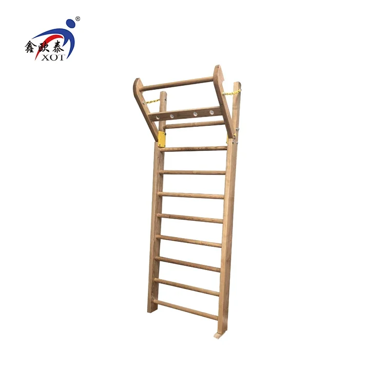 China Factory Hot Sale Wooden Swedish Ladder Body Stretching Gymnastic Wall Bar Exported