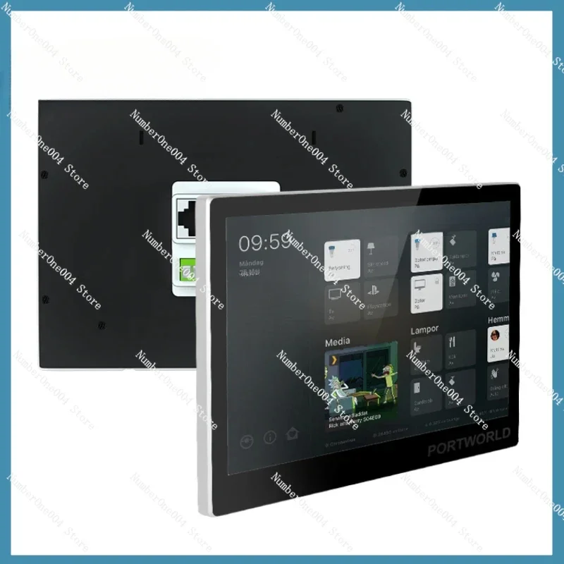 Suitable for YC-SM10P automation 10 inch IPS touch screen landscape display Android AIO POE tablet embedded installation