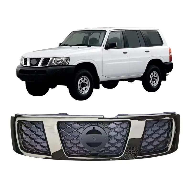 

Suitable for Auto Body Kits for Nissan Patrol Y61 2016 ABS Front Grille New Gril