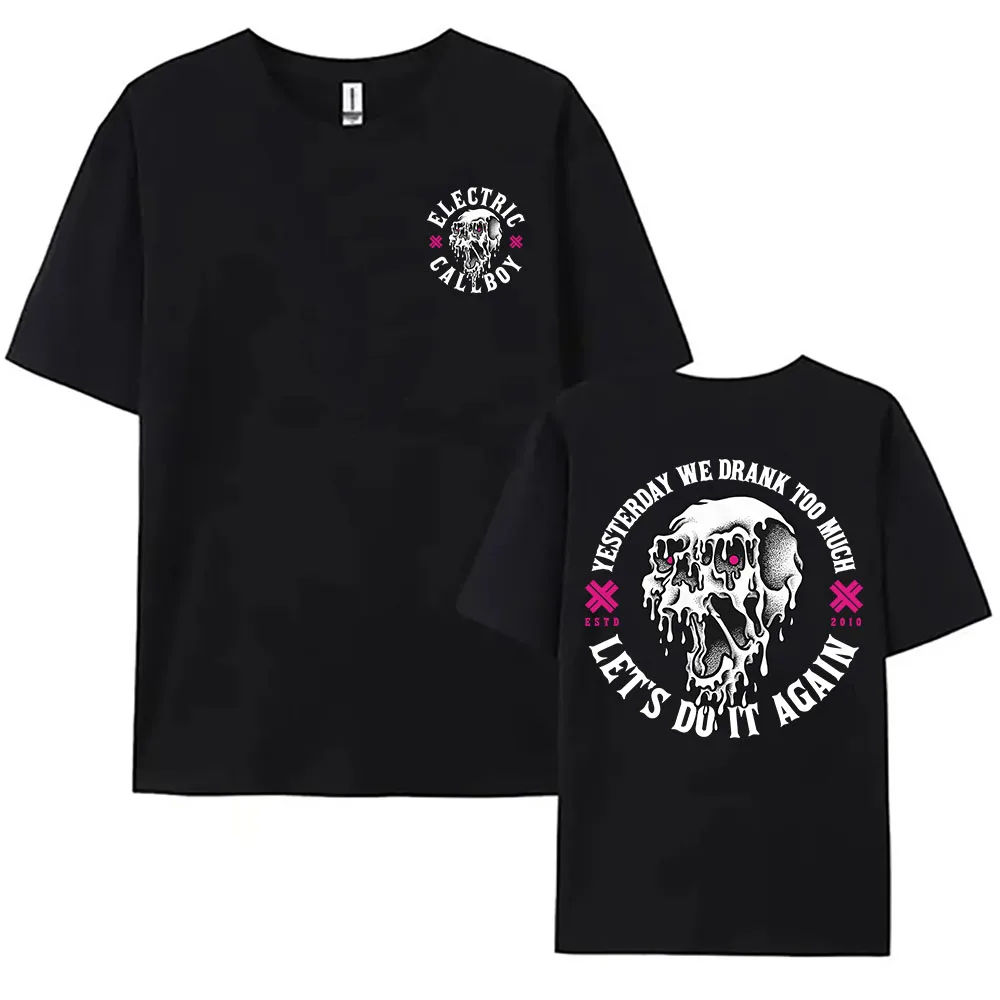 Let's Do It Again Shirt ELECTRIC CALLBOY Band Design T-shirt Unisex Streetwear Short Sleeve Cotton Women Tshirts Graphic Merch