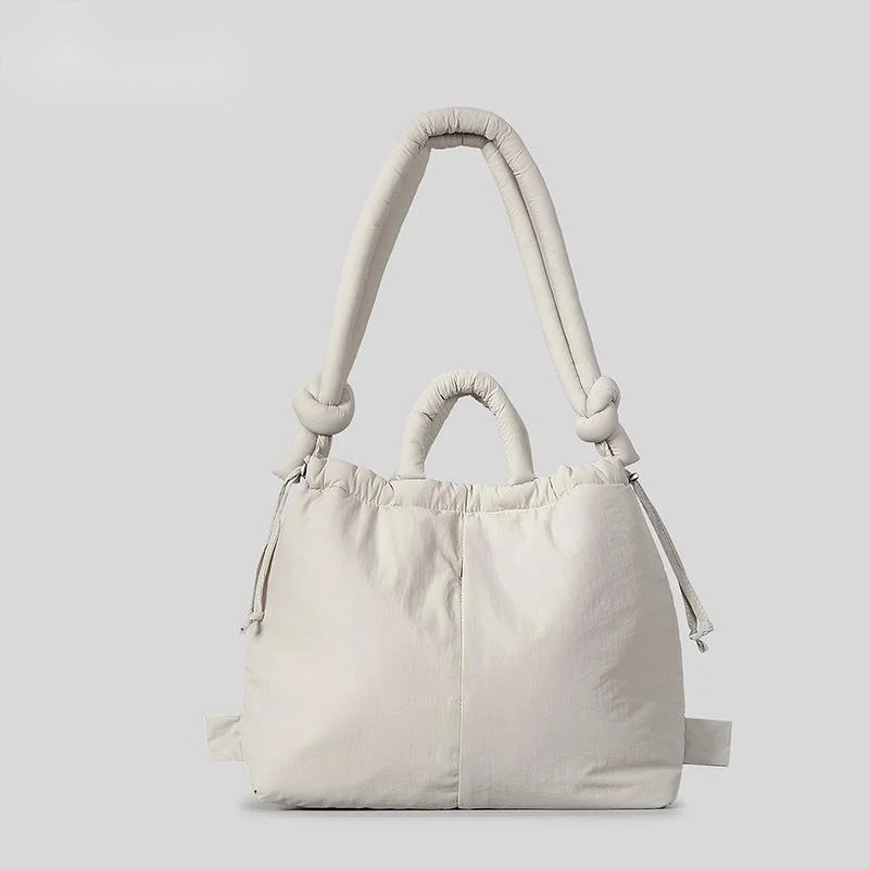 Bolso de hombro acolchado para mujer, bolsa informal de gran capacidad, a la moda